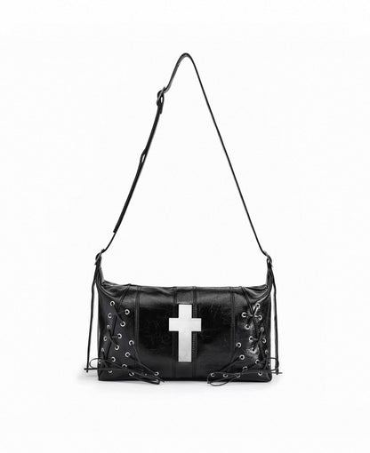 REBELWAVE PU Lether Cross Bag