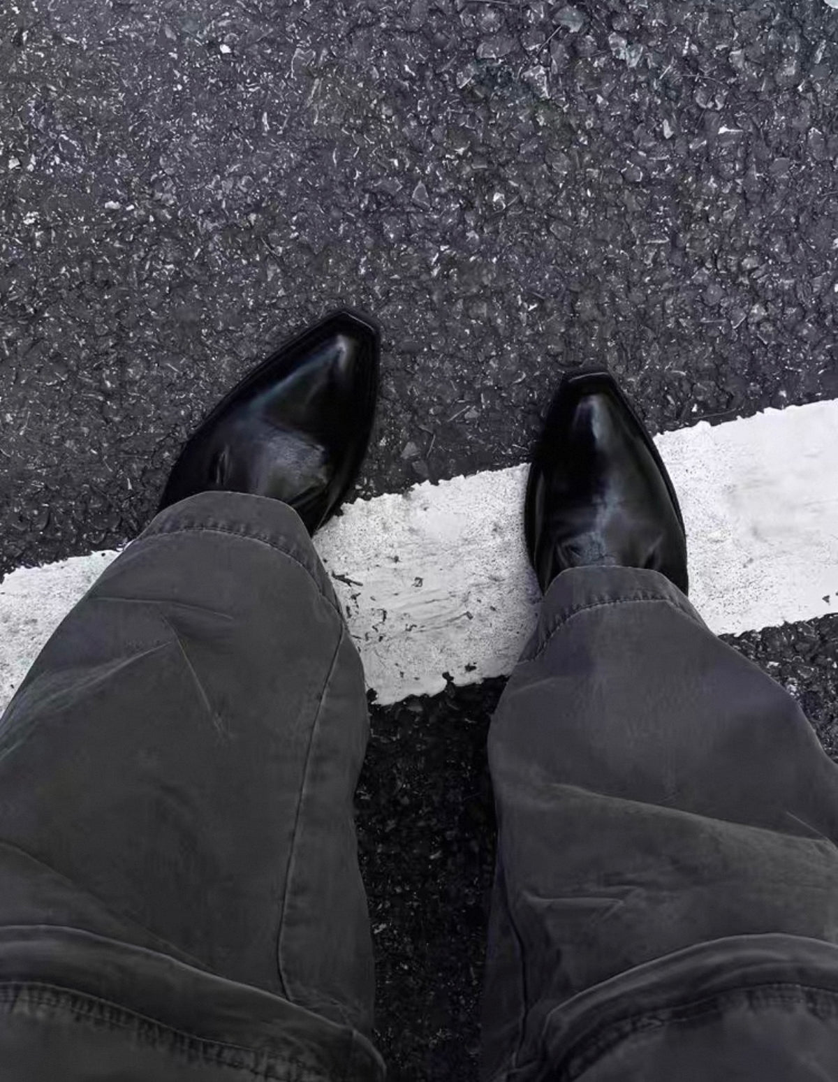 Pointed-Toe Wizard Derby Platform Shoes