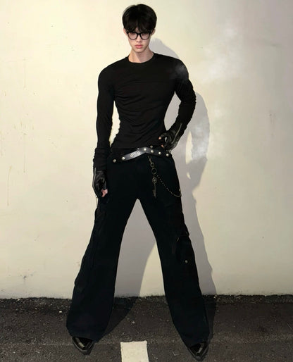 REBEL WAVE Back Cross Long Sleeve