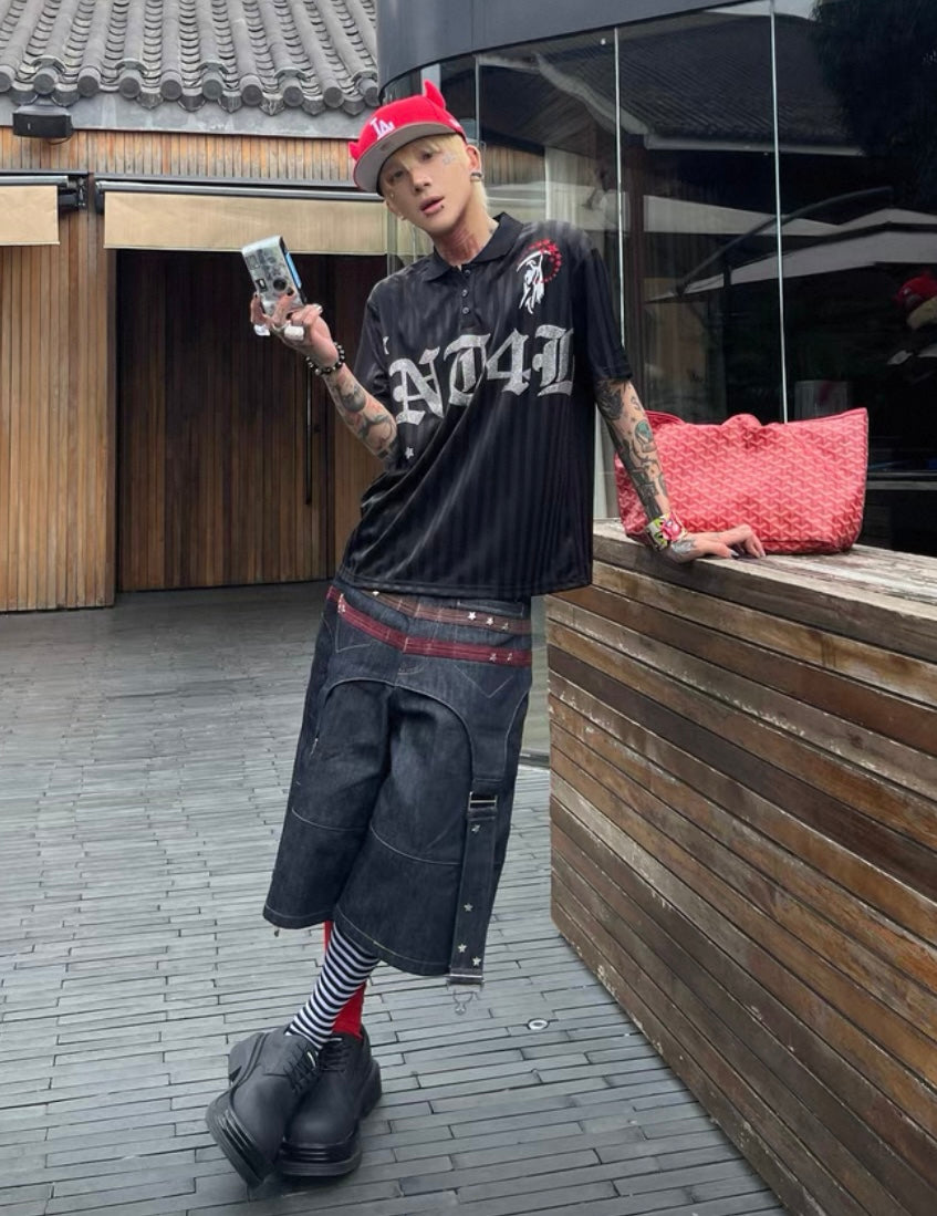 DND4DES Denim Half pants