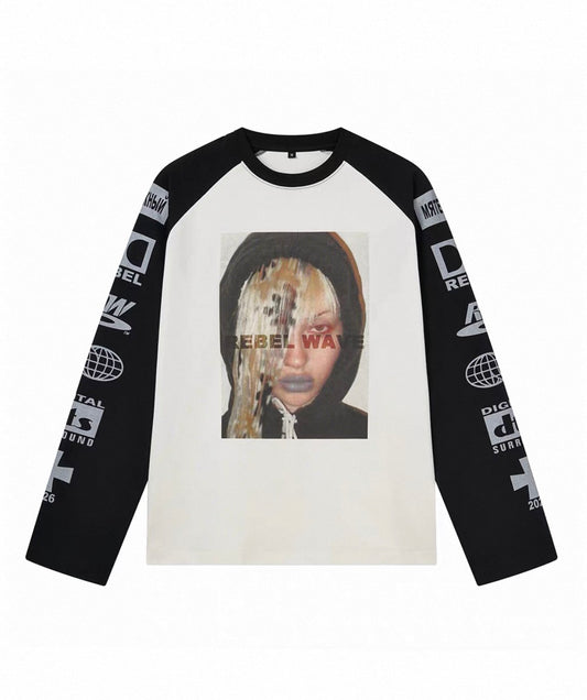 REBEL WAVE Raglan long sleeve shirt
