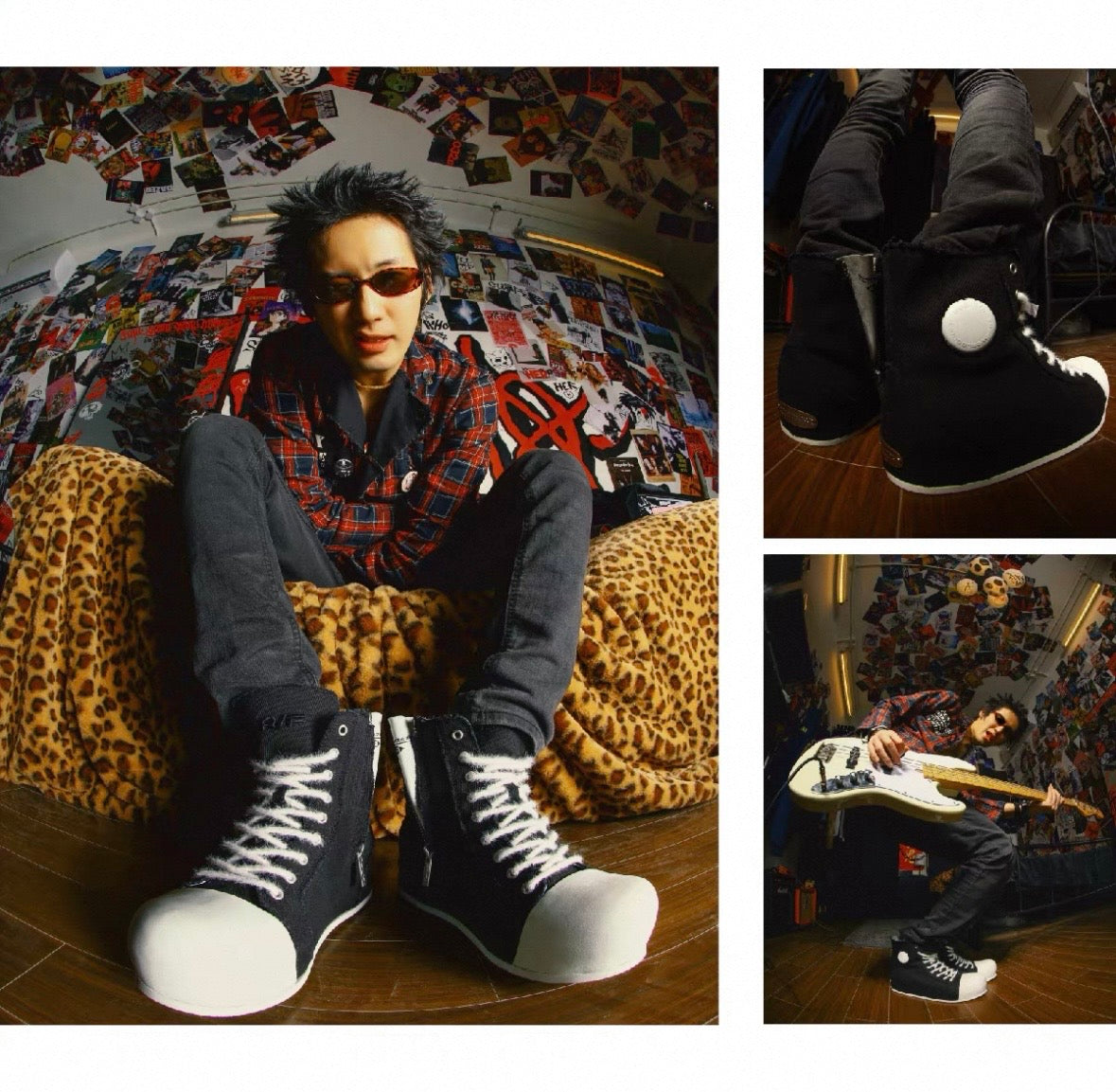 ROCKSTA×F.V.V.O High Cut Platform Shoes