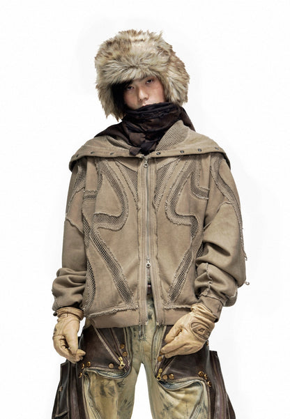 PERSONSOUL Full Zip-Up Demerger Hoodie