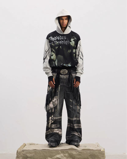 DND4DES Fringe Baggy Pants