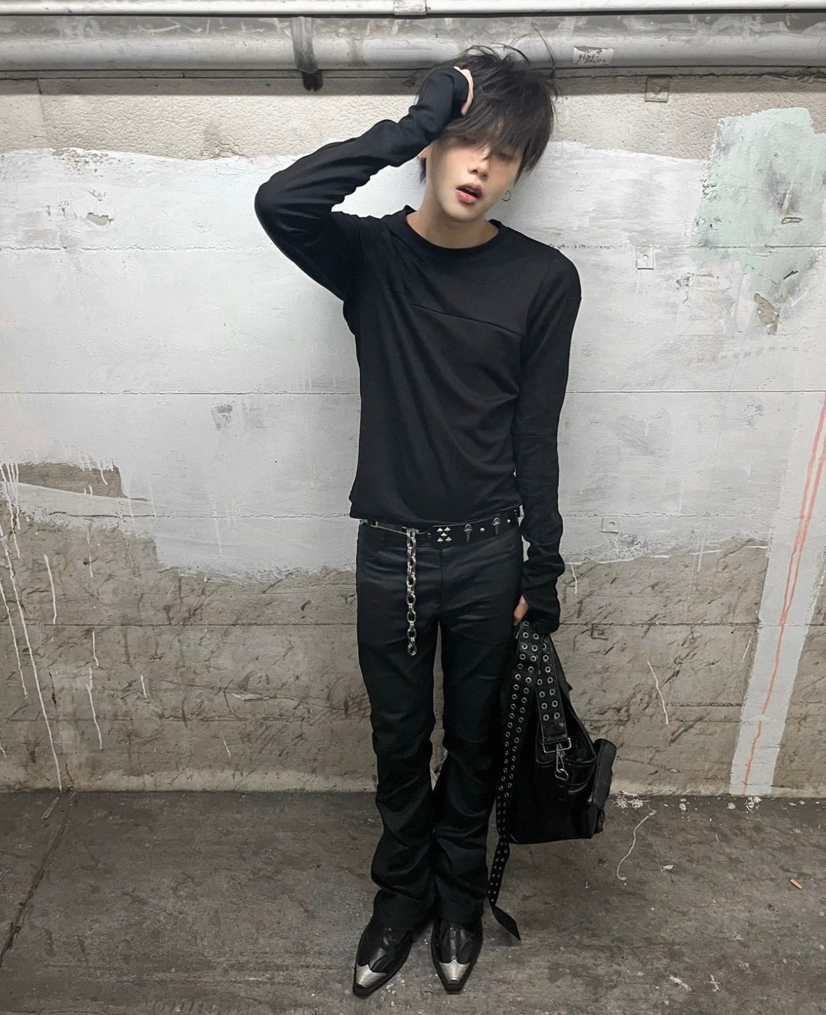 REBEL WAVE Back Cross Long Sleeve