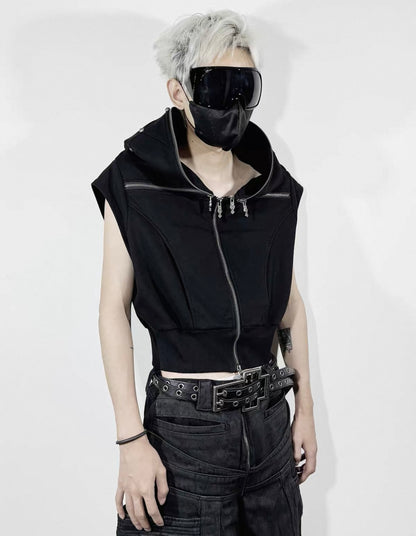 ATANOTHINGNESS Cross Zip Hoodie