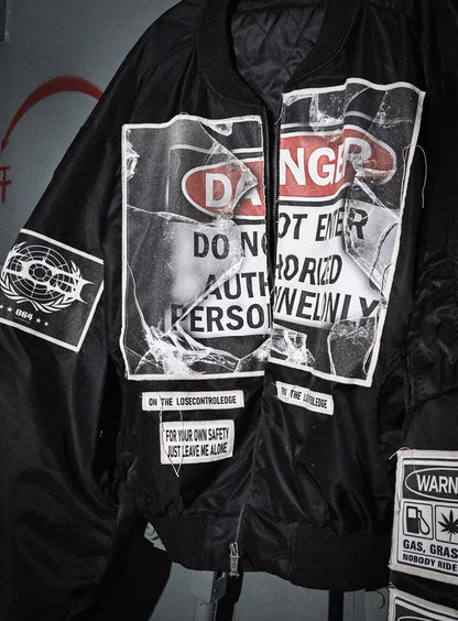 LOSECONTROLEDGE Bomber Fit MA-1