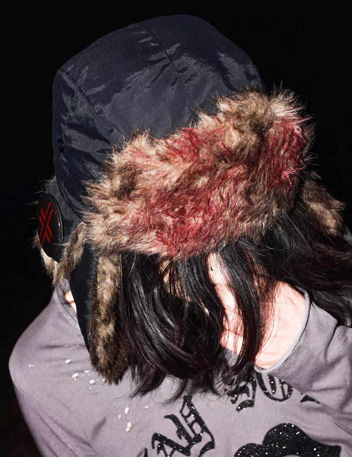 Badge Design Fur Trapper Hat