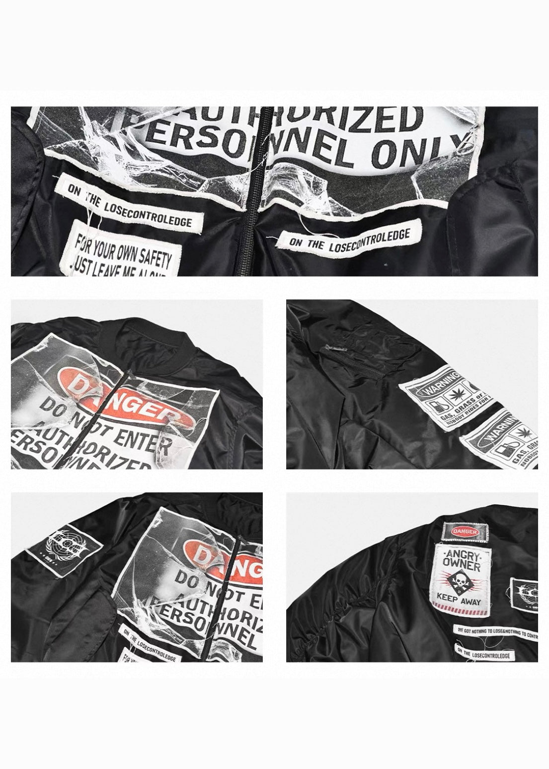 LOSECONTROLEDGE Bomber Fit MA-1