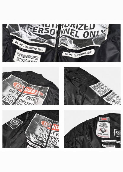 LOSECONTROLEDGE Bomber Fit MA-1