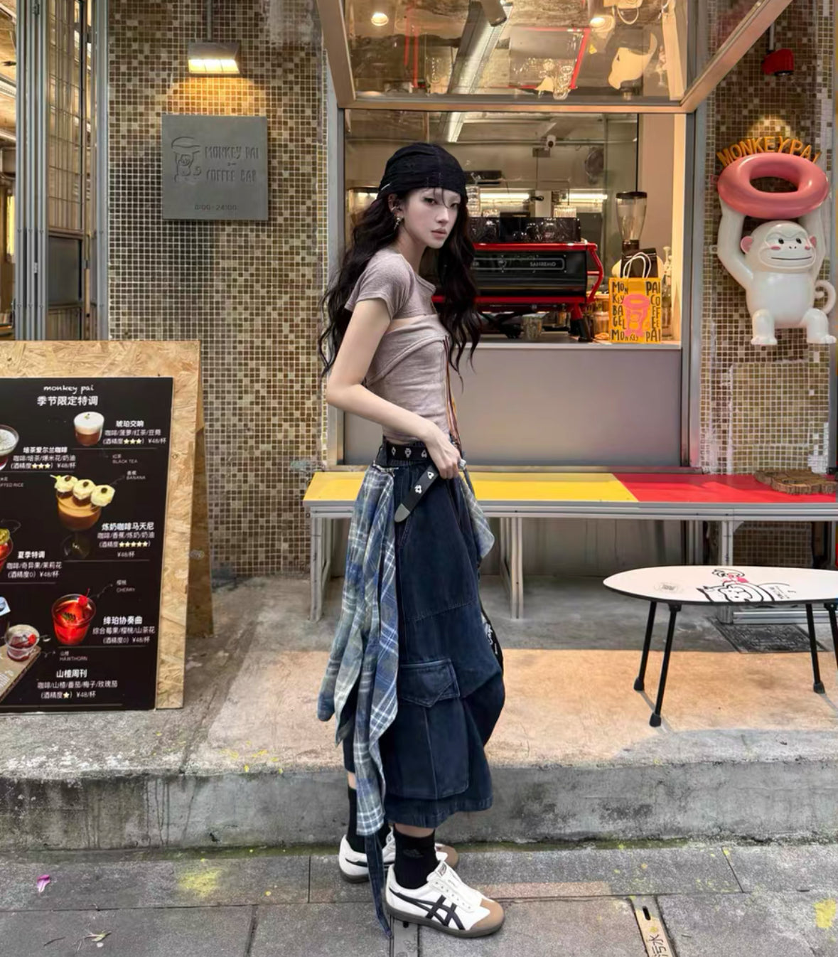 RELABEL Long Half Pants
