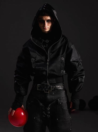 DARKRTPTS Short Length Hoodie Jacket