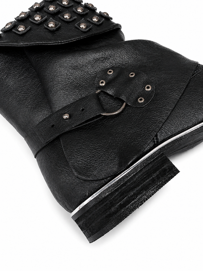 Studded Short Boots