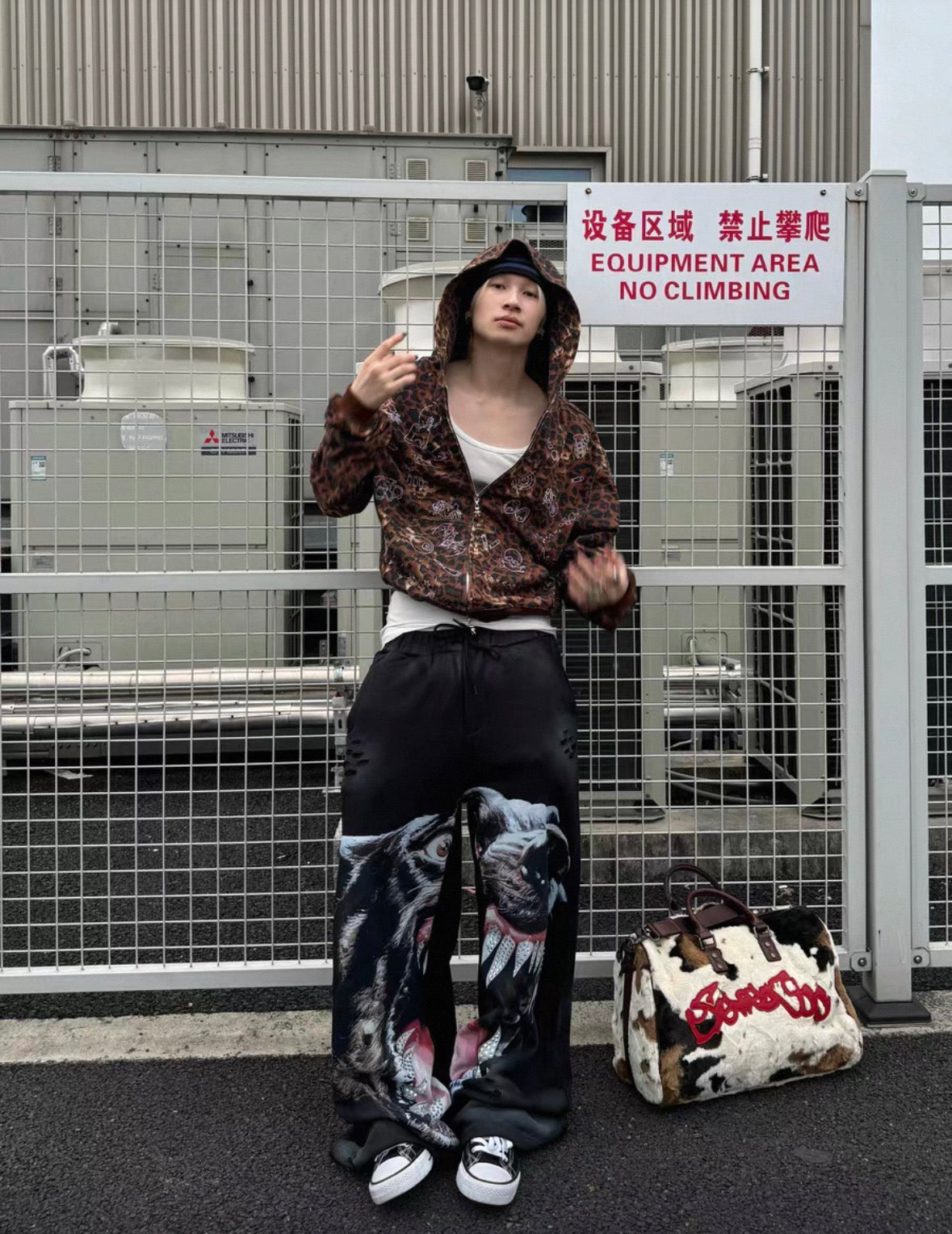 99CLUB Wash Sweat Pants