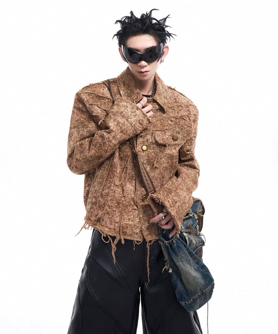 STARTEXCEEDEND Wasteland Distressed Jacket