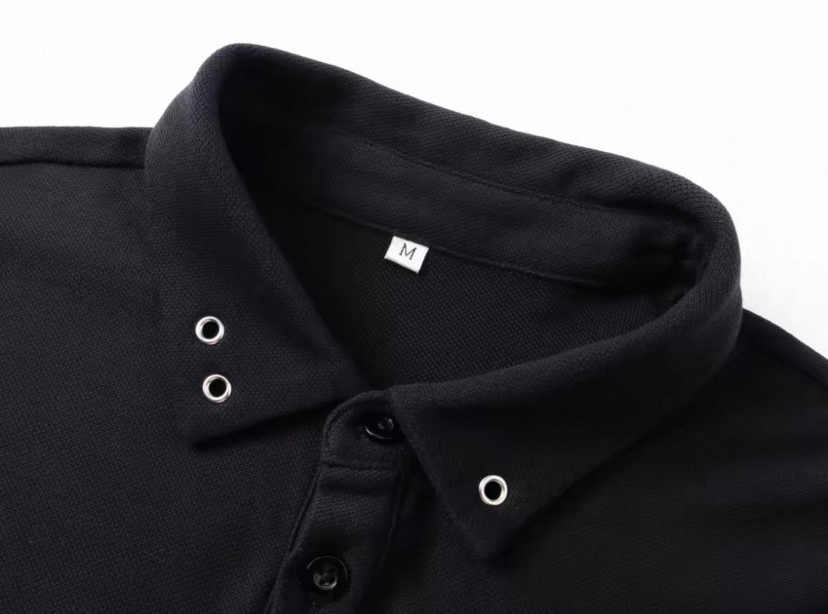 Studs Cross Polo Shirt