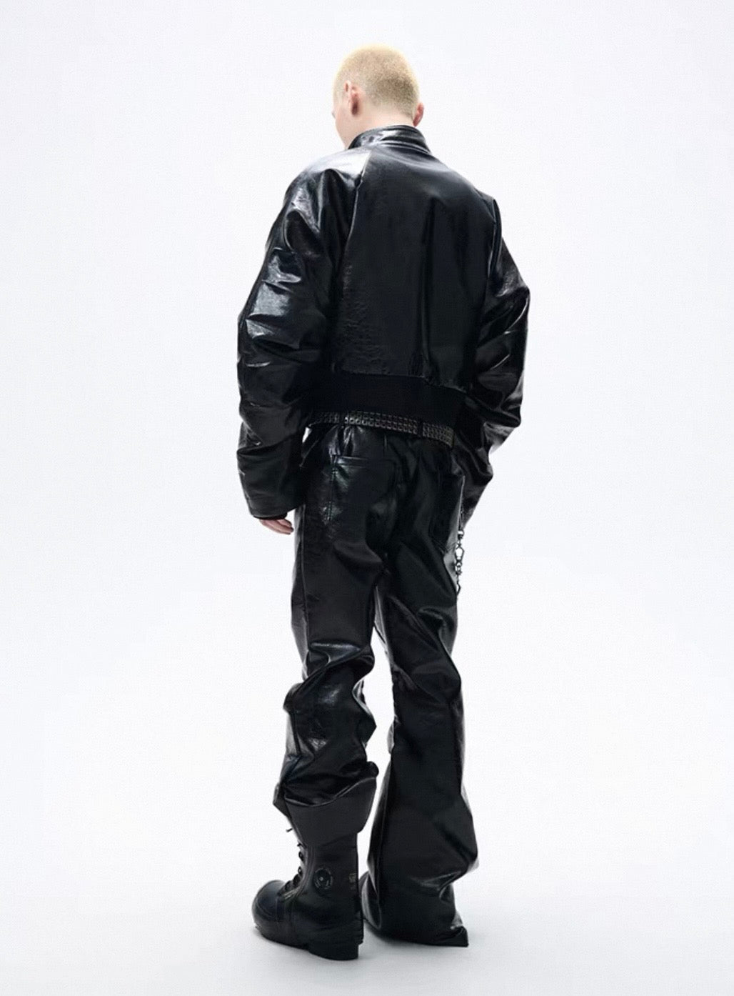 FRKM SCD PU Leather Short Jacket