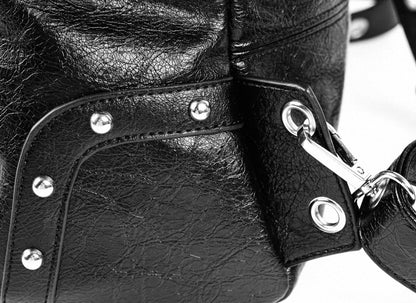 REBEL WAVE PU Lether Cross Back Pack