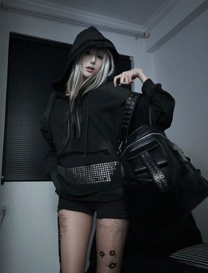 GOJOYJINNI Studs Crush Hoodie