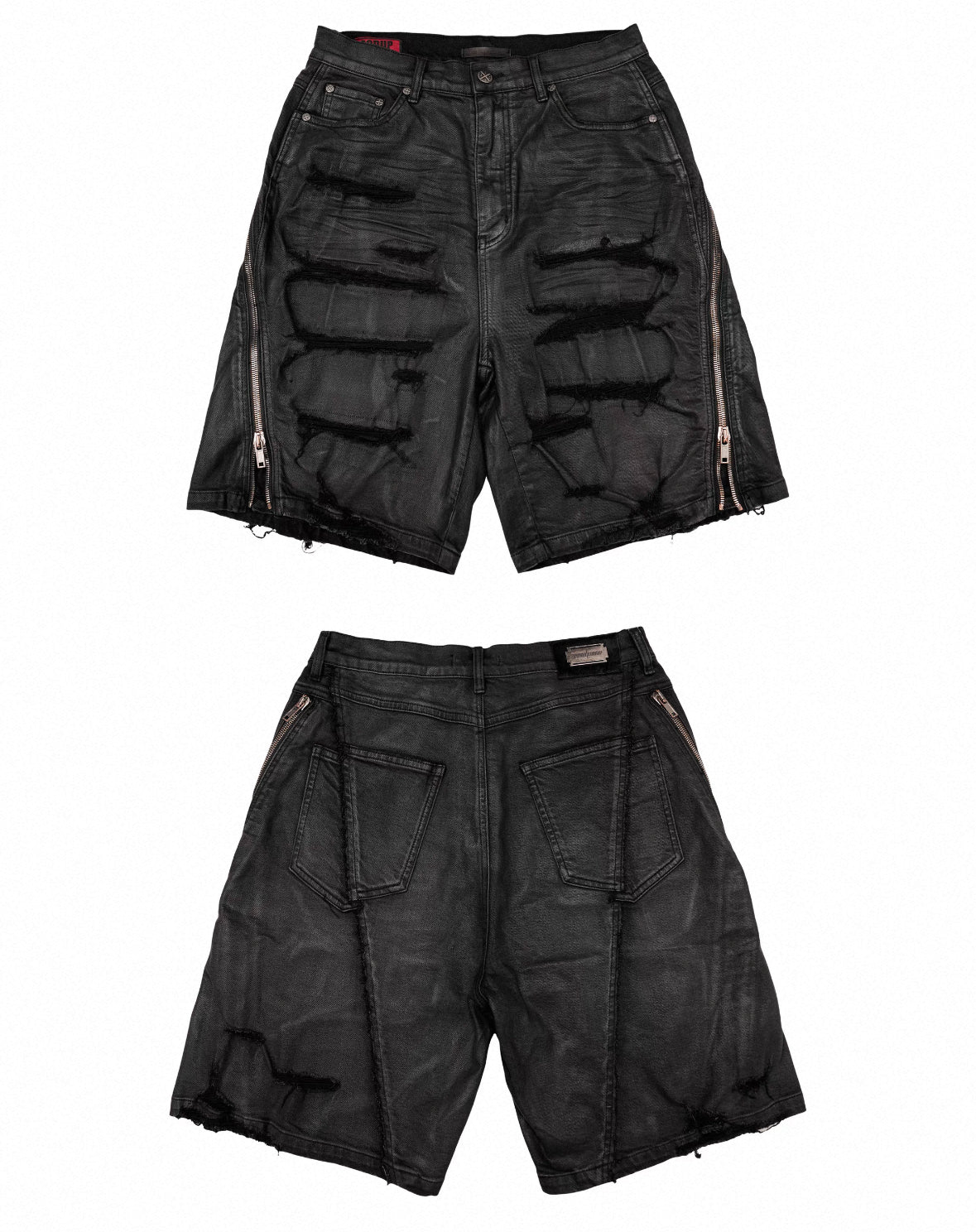 EODUP Zip Half Pants