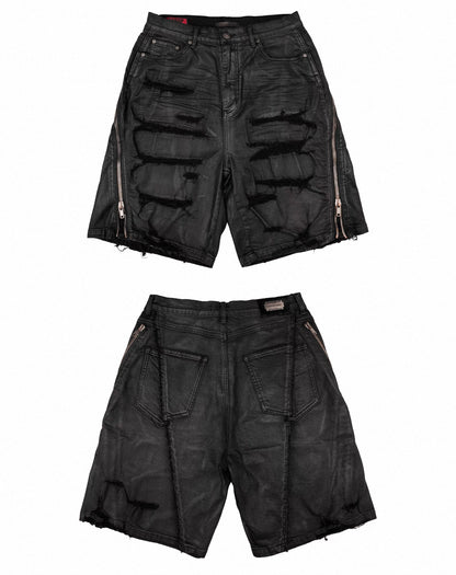 EODUP Zip Half Pants