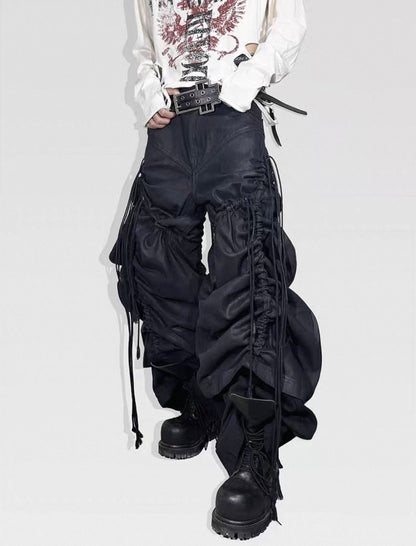ATANOTHINGNESS Dark Baggy Denim Pants