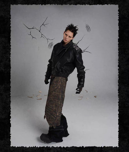 FLYERRER PU Leather Jacket