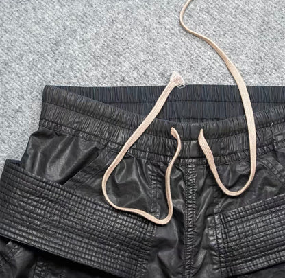 SELFISH SELECT PU leather half pants