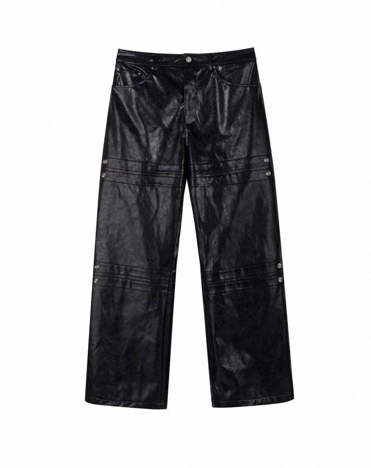 SGWCULT Studs PU leather Pants