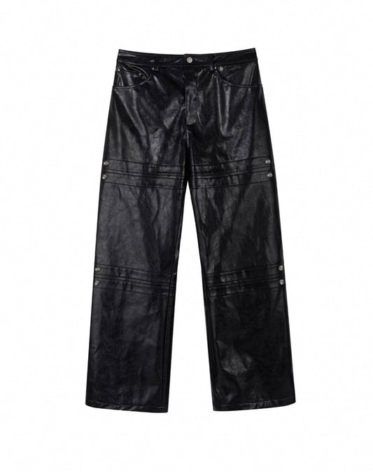 SGWCULT Studs PU leather Pants