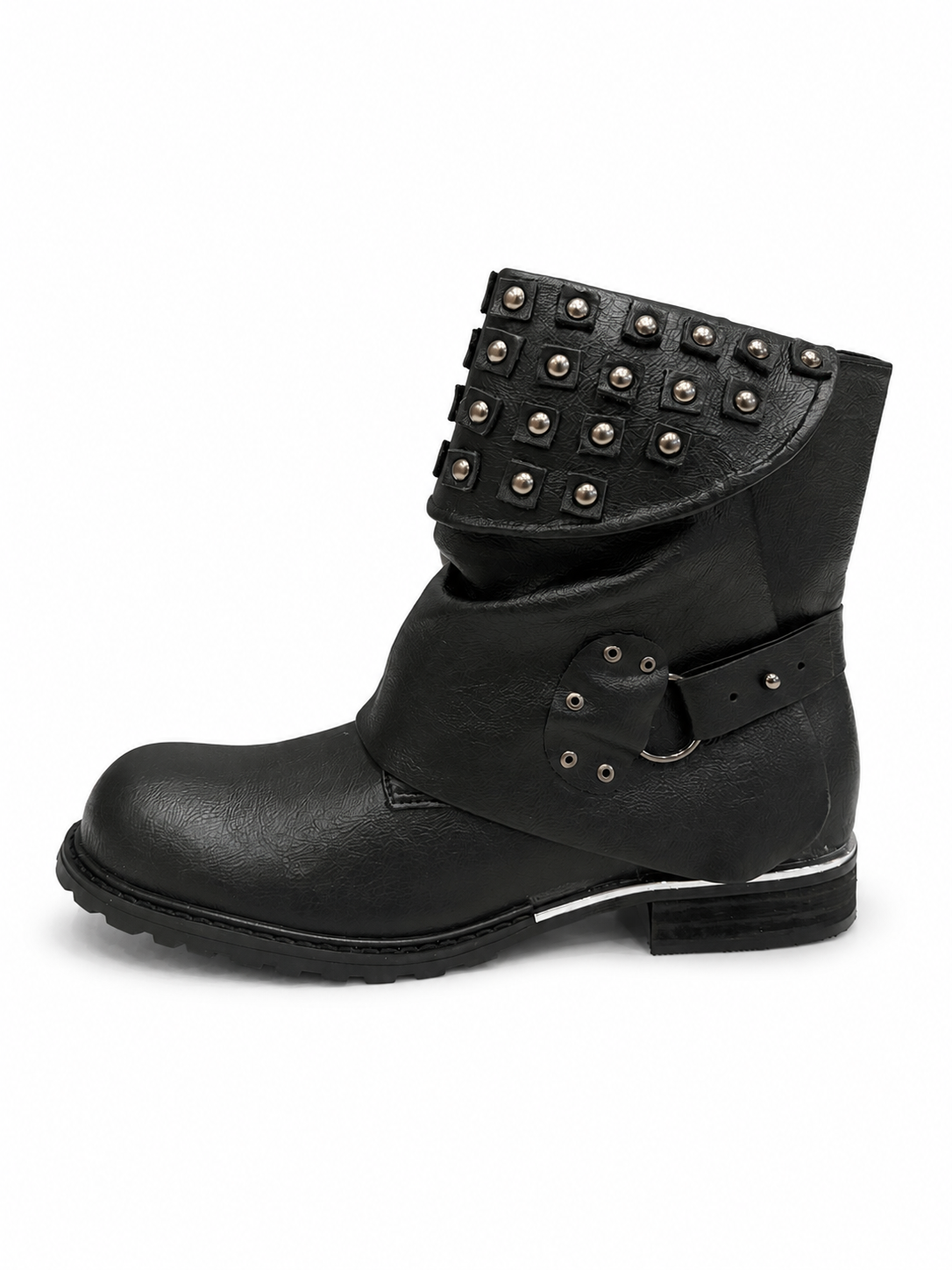 Studded Short Boots