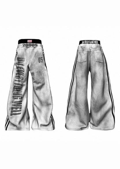 DETW Double Waist Line Pants