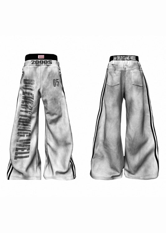 DETW Double Waist Line Pants