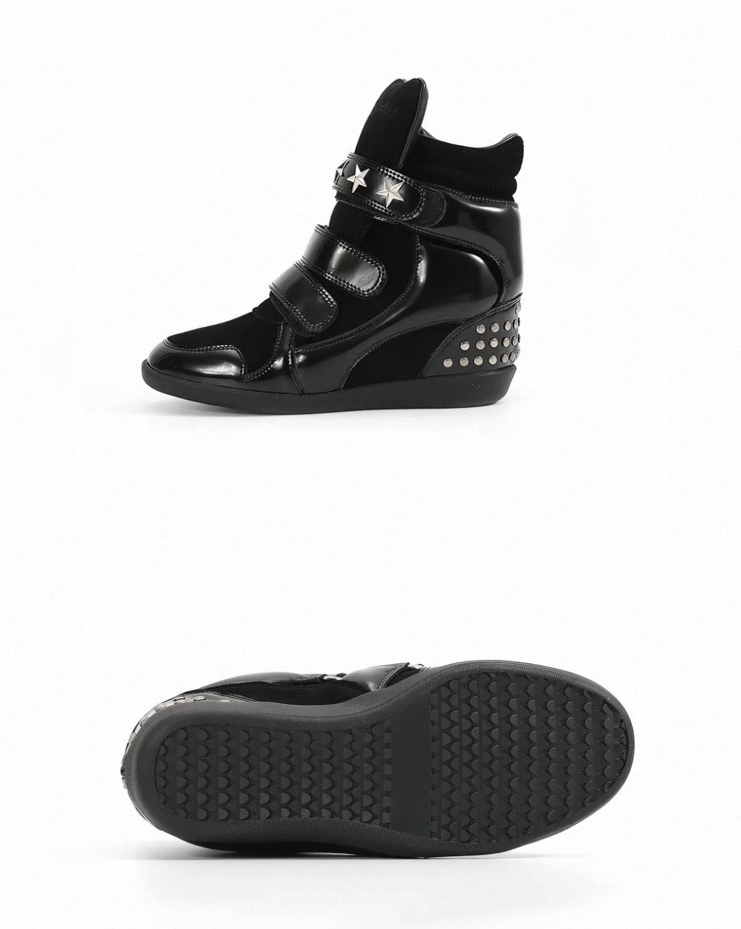 Studded Platform Sneakers