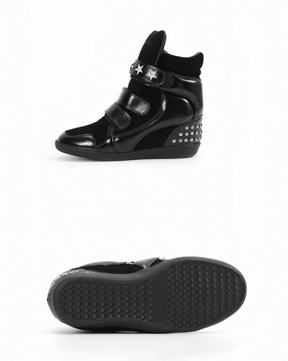 Studded Platform Sneakers
