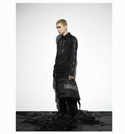 Blood Vein Silver Black Cropped PU Leather Jacket