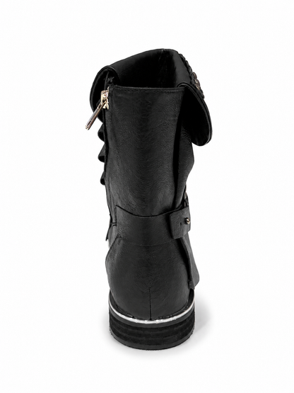 Studded Short Boots
