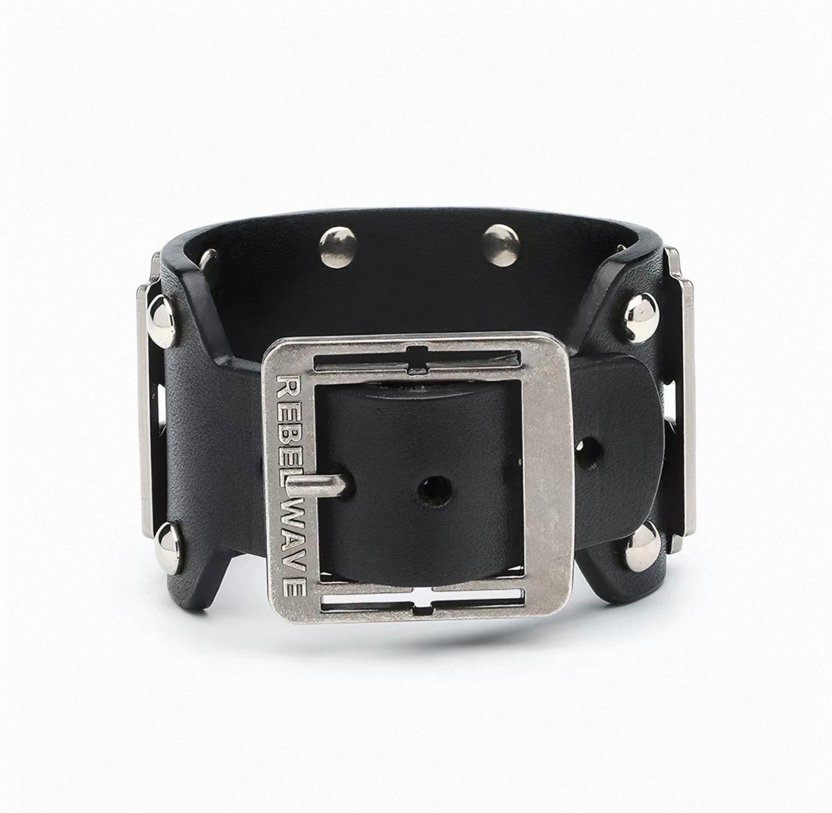 Cross Blade Leather Bracelet