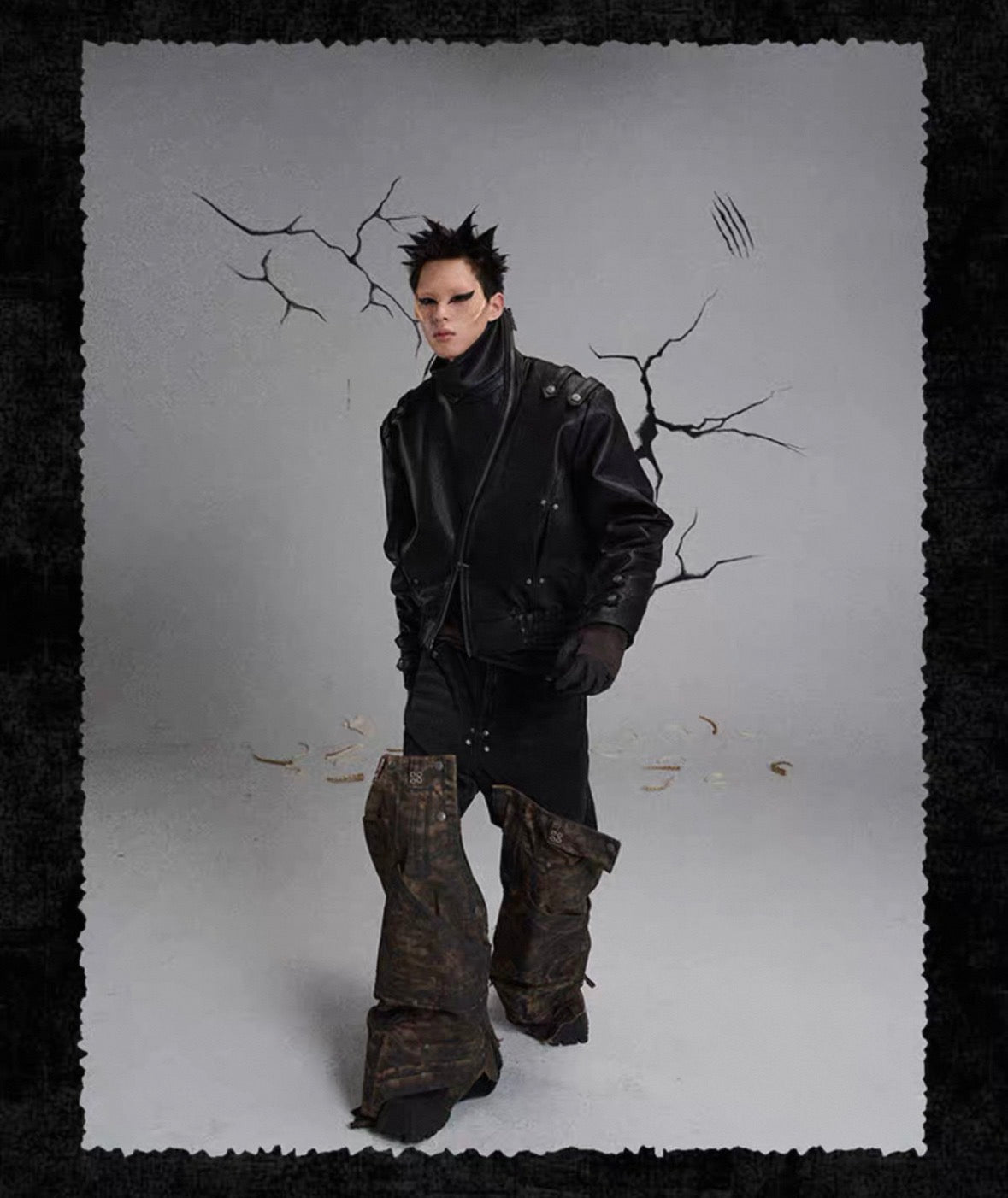 FLYERRER PU Leather Jacket