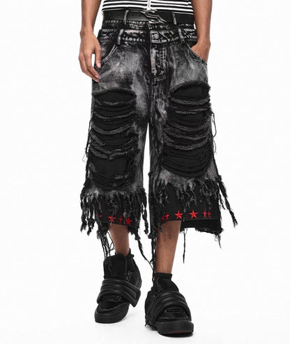 STARTEXCEEDEND Destroy Half Pants