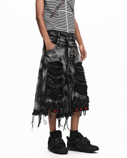 STARTEXCEEDEND Destroy Half Pants