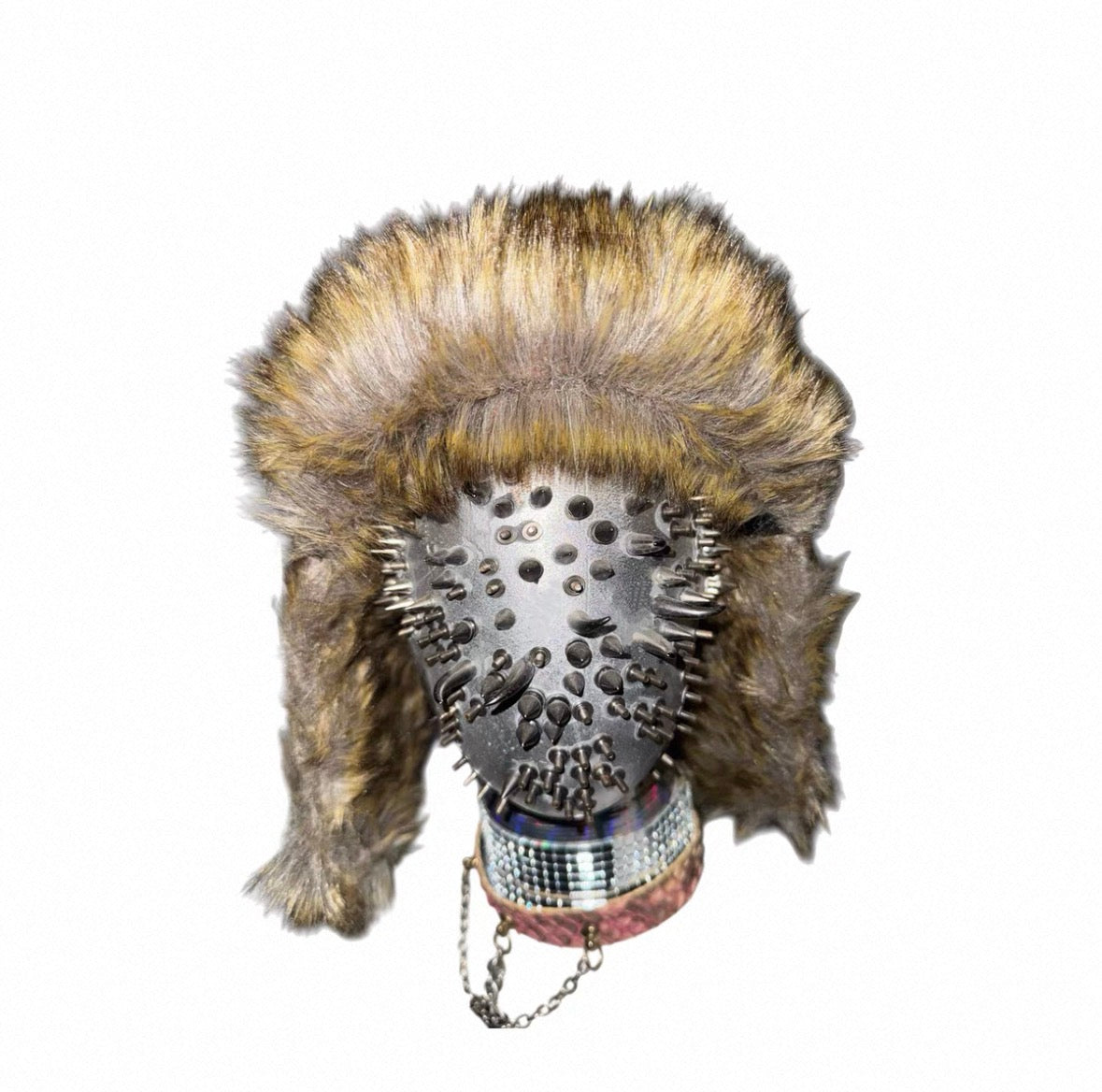 CAROL'S HERE PU Lether Flight Cap