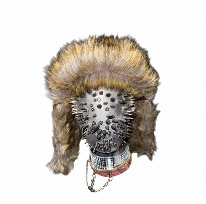 CAROL'S HERE PU Lether Flight Cap