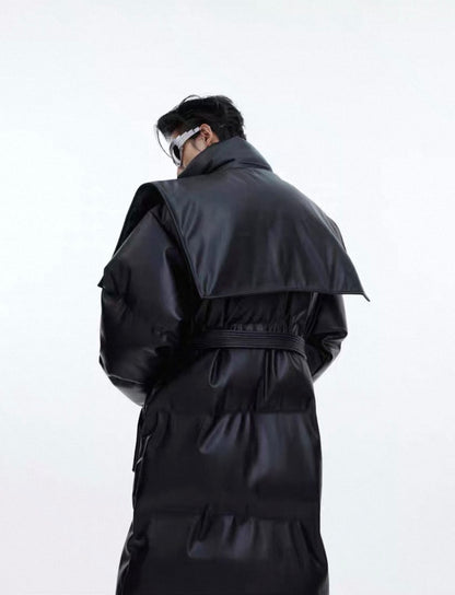 ArguE CulturE PU Leather Long Coats