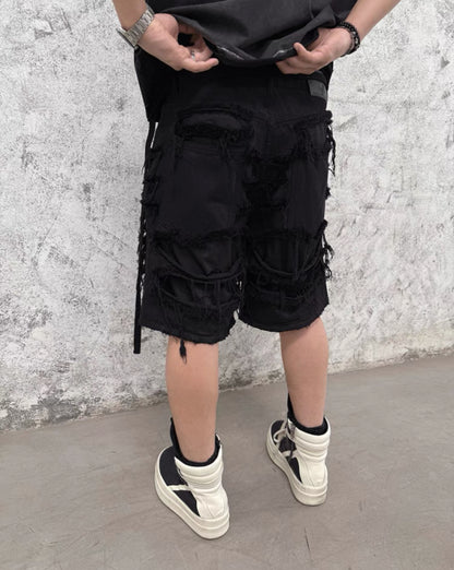 EPOWER Damage Half Pants