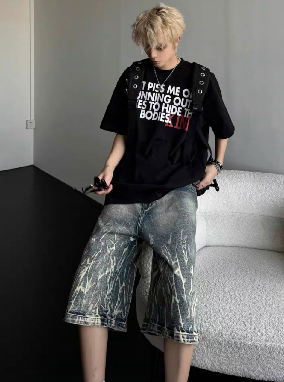 ANTIDOME WORLDWIDE Denim Half Pants