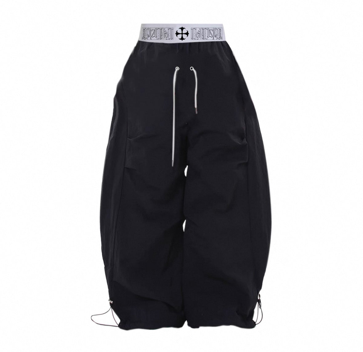 PAIKI Double Waist Draw Cord Pants
