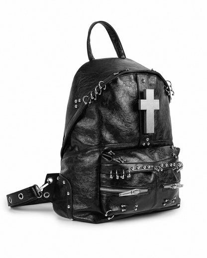 REBEL WAVE PU Lether Cross Back Pack