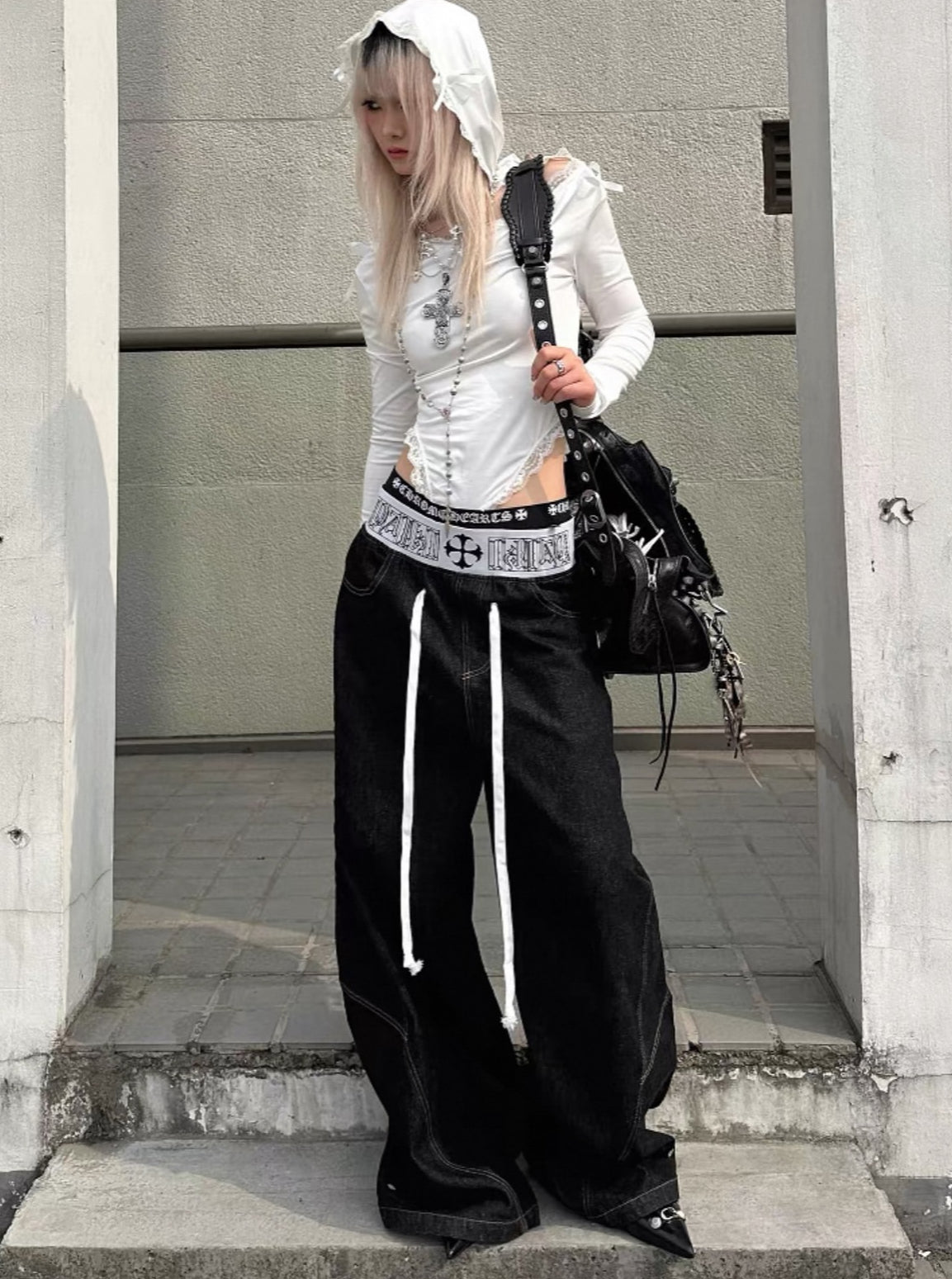 PAIKI Double Waist Pants