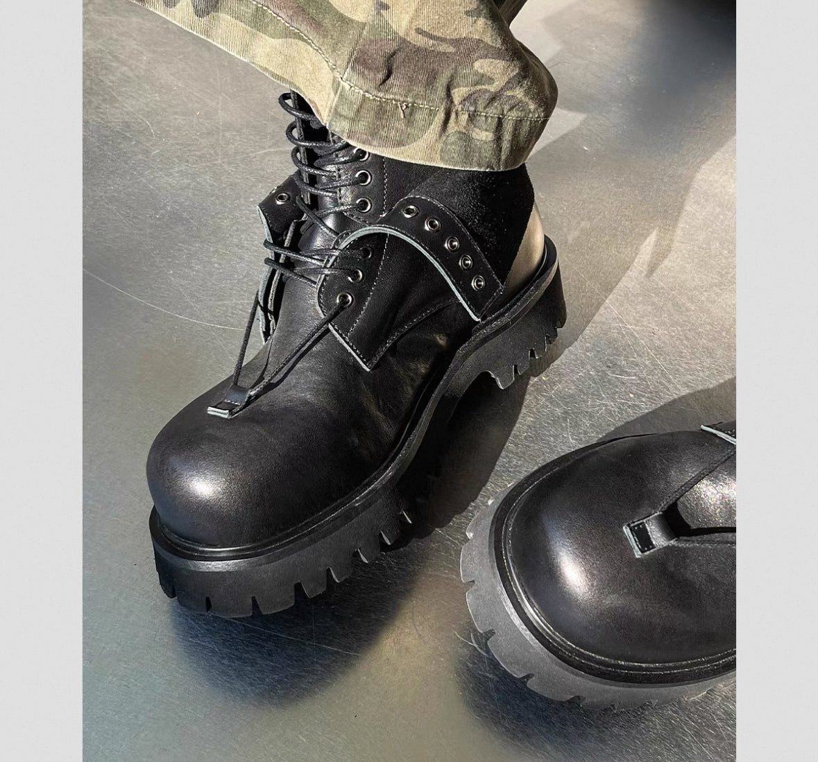 HANQIAORJI Platform Boots